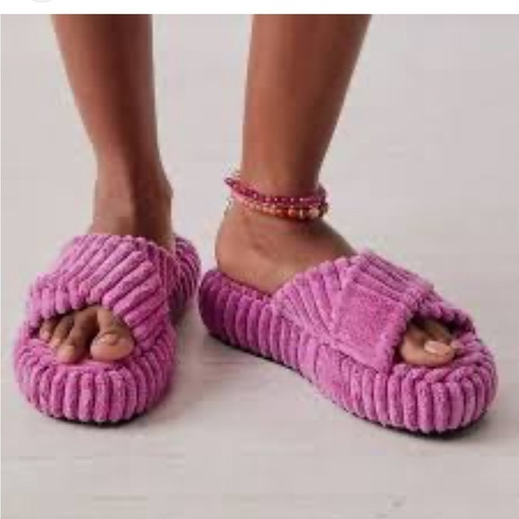 FREE PEOPLE two days in Ibiza sandals slide platform shoes US 7.5/EU 37.5 NIB - Picture 7 of 8